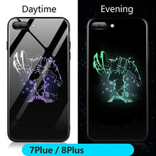 Load image into Gallery viewer, Luxury Luminous Tempered Glass Case For iphone 8 7 6 6s Plus Marvel DC Comics Batman Phone Cover For iphone X Xr Xs Max Coque