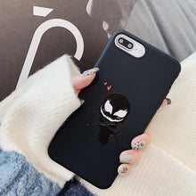 Load image into Gallery viewer, Hot American comics Venom Soft silicon cover case for iphone 6 S 7 6S 7plus 8 8plus X 10 XR XS Max Marvel 3D relief phone coque