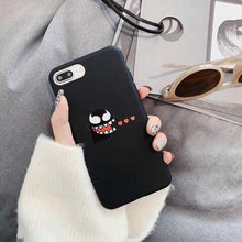 Load image into Gallery viewer, Hot American comics Venom Soft silicon cover case for iphone 6 S 7 6S 7plus 8 8plus X 10 XR XS Max Marvel 3D relief phone coque