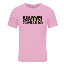 Load image into Gallery viewer, New Fashion Marvel Short Sleeve T-shirt Men Superhero print t shirt O-neck comic Marvel