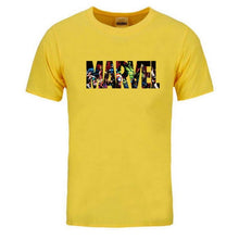 Load image into Gallery viewer, New Fashion Marvel Short Sleeve T-shirt Men Superhero print t shirt O-neck comic Marvel