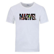 Load image into Gallery viewer, New Fashion Marvel Short Sleeve T-shirt Men Superhero print t shirt O-neck comic Marvel