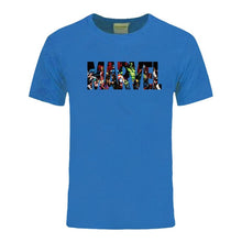 Load image into Gallery viewer, New Fashion Marvel Short Sleeve T-shirt Men Superhero print t shirt O-neck comic Marvel
