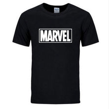 Load image into Gallery viewer, New Fashion Marvel Short Sleeve T-shirt Men Superhero print t shirt O-neck comic Marvel