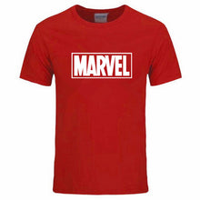 Load image into Gallery viewer, New Fashion Marvel Short Sleeve T-shirt Men Superhero print t shirt O-neck comic Marvel
