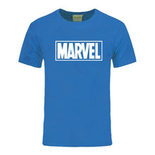 Load image into Gallery viewer, New Fashion Marvel Short Sleeve T-shirt Men Superhero print t shirt O-neck comic Marvel