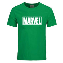 Load image into Gallery viewer, New Fashion Marvel Short Sleeve T-shirt Men Superhero print t shirt O-neck comic Marvel