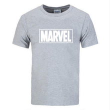 Load image into Gallery viewer, New Fashion Marvel Short Sleeve T-shirt Men Superhero print t shirt O-neck comic Marvel