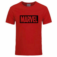 Load image into Gallery viewer, New Fashion Marvel Short Sleeve T-shirt Men Superhero print t shirt O-neck comic Marvel