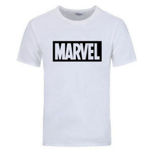 Load image into Gallery viewer, New Fashion Marvel Short Sleeve T-shirt Men Superhero print t shirt O-neck comic Marvel