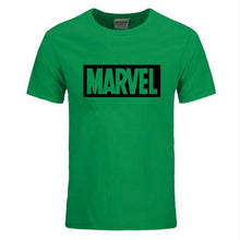 Load image into Gallery viewer, New Fashion Marvel Short Sleeve T-shirt Men Superhero print t shirt O-neck comic Marvel
