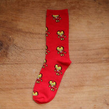 Load image into Gallery viewer, Marvel Comics Hero General Socks cartoon Iron Man Captain America Knee-High Warm