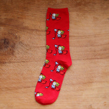Load image into Gallery viewer, Marvel Comics Hero General Socks cartoon Iron Man Captain America Knee-High Warm