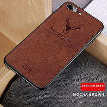 Load image into Gallery viewer, Ultra-thin Luxury Batman Christmas Deer Pattern Soft Silicone Colth Case For iPhone XS MAX XR X 6 6s 7 8 Plus Back Cover Coque