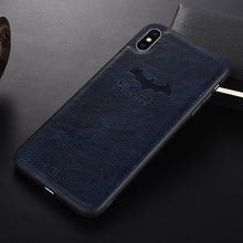 Load image into Gallery viewer, Ultra-thin Soft Silicone Leather Batman Pattern Phone Case For iPhone XS Max XR 6 6s 7 8 Plus X 10 Anti-knock Case Back Cover
