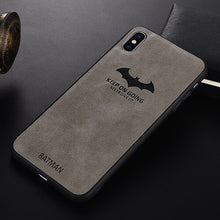 Load image into Gallery viewer, Ultra-thin Soft Silicone Leather Batman Pattern Phone Case For iPhone XS Max XR 6 6s 7 8 Plus X 10 Anti-knock Case Back Cover