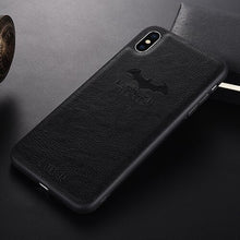 Load image into Gallery viewer, Ultra-thin Soft Silicone Leather Batman Pattern Phone Case For iPhone XS Max XR 6 6s 7 8 Plus X 10 Anti-knock Case Back Cover