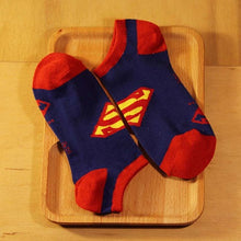 Load image into Gallery viewer, Marvel Comics Heroes General Socks Cartoon Superman Batman Boat Socks High Temperature Stitching Pattern Non-slip Casual Socks