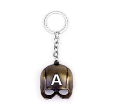 Load image into Gallery viewer, The Avengers Captain America Keychain Superhero Star Shield Pendant Keyring Car Key Chain Accessories Batman Marvel Key Chains