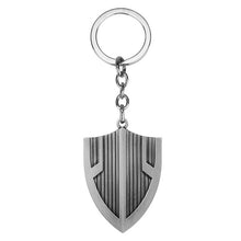 Load image into Gallery viewer, The Avengers Captain America Keychain Superhero Star Shield Pendant Keyring Car Key Chain Accessories Batman Marvel Key Chains