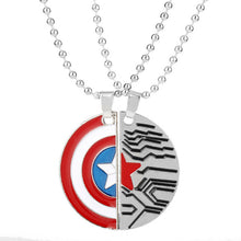 Load image into Gallery viewer, The Avengers Captain America Keychain Superhero Star Shield Pendant Keyring Car Key Chain Accessories Batman Marvel Key Chains