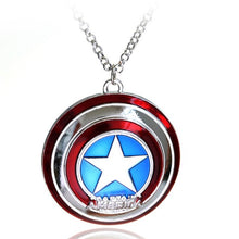 Load image into Gallery viewer, The Avengers Captain America Keychain Superhero Star Shield Pendant Keyring Car Key Chain Accessories Batman Marvel Key Chains