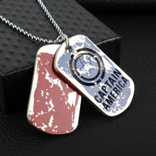 Load image into Gallery viewer, The Avengers Captain America Keychain Superhero Star Shield Pendant Keyring Car Key Chain Accessories Batman Marvel Key Chains