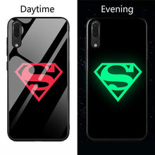 Load image into Gallery viewer, Marvel Venom  Luminous Glass Case For Huawei P20 P 20 Pro Lite Black Panther iron Man Phone Cover Coque