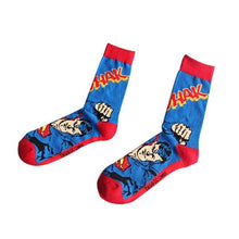 Load image into Gallery viewer, USA Fashion Cartoon Anime Superhero Socks Men
