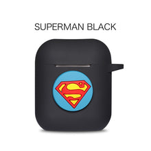 Load image into Gallery viewer, Marvel Batman Patterned Wireless Bluetooth Earphone Soft Silicone Case DIY Protective Cover For Apple Airpods Charging Case