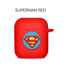 Load image into Gallery viewer, Marvel Batman Patterned Wireless Bluetooth Earphone Soft Silicone Case DIY Protective Cover For Apple Airpods Charging Case