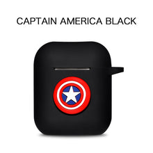Load image into Gallery viewer, Marvel Batman Patterned Wireless Bluetooth Earphone Soft Silicone Case DIY Protective Cover For Apple Airpods Charging Case