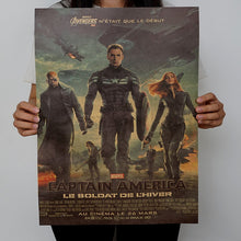 Load image into Gallery viewer, mling 1PC 51.5x36cm Movie Marvel Series Poster Avengers Infinity War Retro Poster Wall Stickers  For Living Room Home Decoration