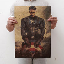 Load image into Gallery viewer, mling 1PC 51.5x36cm Movie Marvel Series Poster Avengers Infinity War Retro Poster Wall Stickers  For Living Room Home Decoration