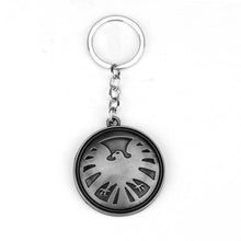 Load image into Gallery viewer, Marvel Avengers Aegis Bureau Keychain Agents Of Shield Key Chain Ring Holder Car Accessories Souvenirs Movie Gift Keyring