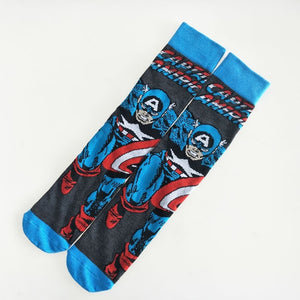 Avengers cartoon socks Batman superman Joker