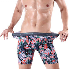 Load image into Gallery viewer, Novel Comfortable Long Leg Short Leg Men flower lion print Boxers Shorts Male Underpants Man Underwear Boxer Underpants cuecas