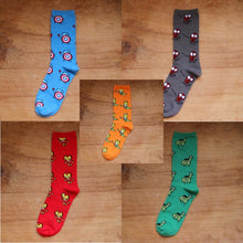 Load image into Gallery viewer, Marvel Comics Hero General Socks cartoon Iron Man Captain America Knee-High Warm
