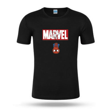 New Summer 3D Iron Spiderman T Shirt Men Marvel Avengers Men Quick-drying T-Shirt